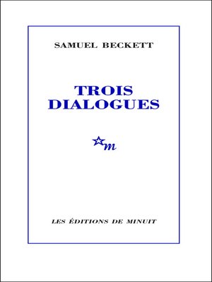cover image of Trois dialogues